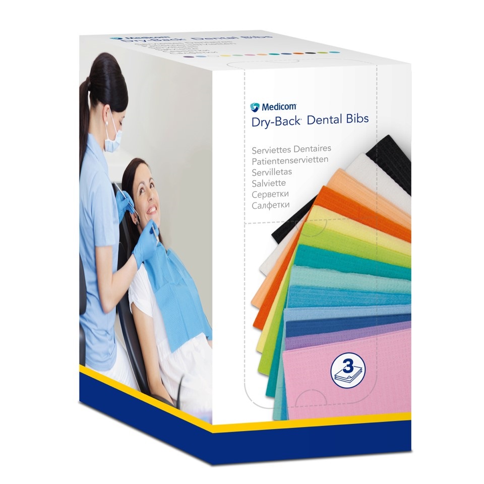 Bavoirs Dry-Back Dental Bibs