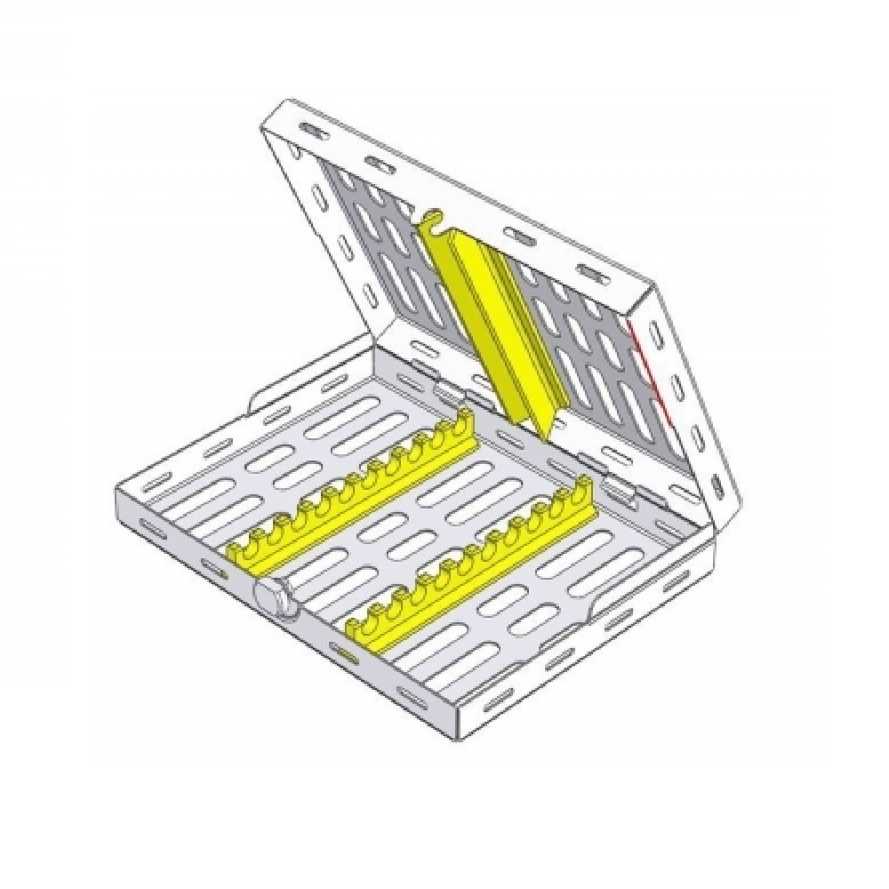 Cassette 18X14 10 Instruments Jaune  