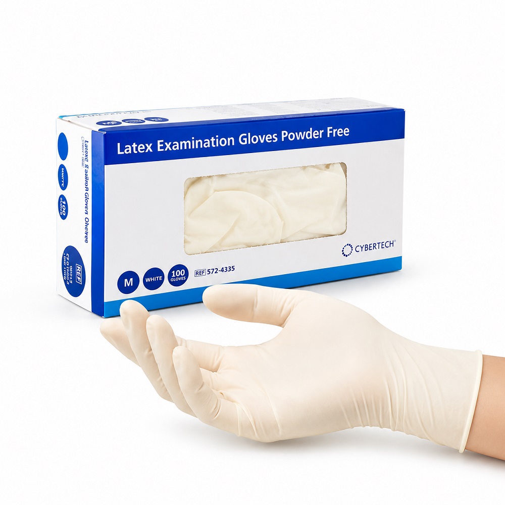 Gants d’examen latex sans poudre