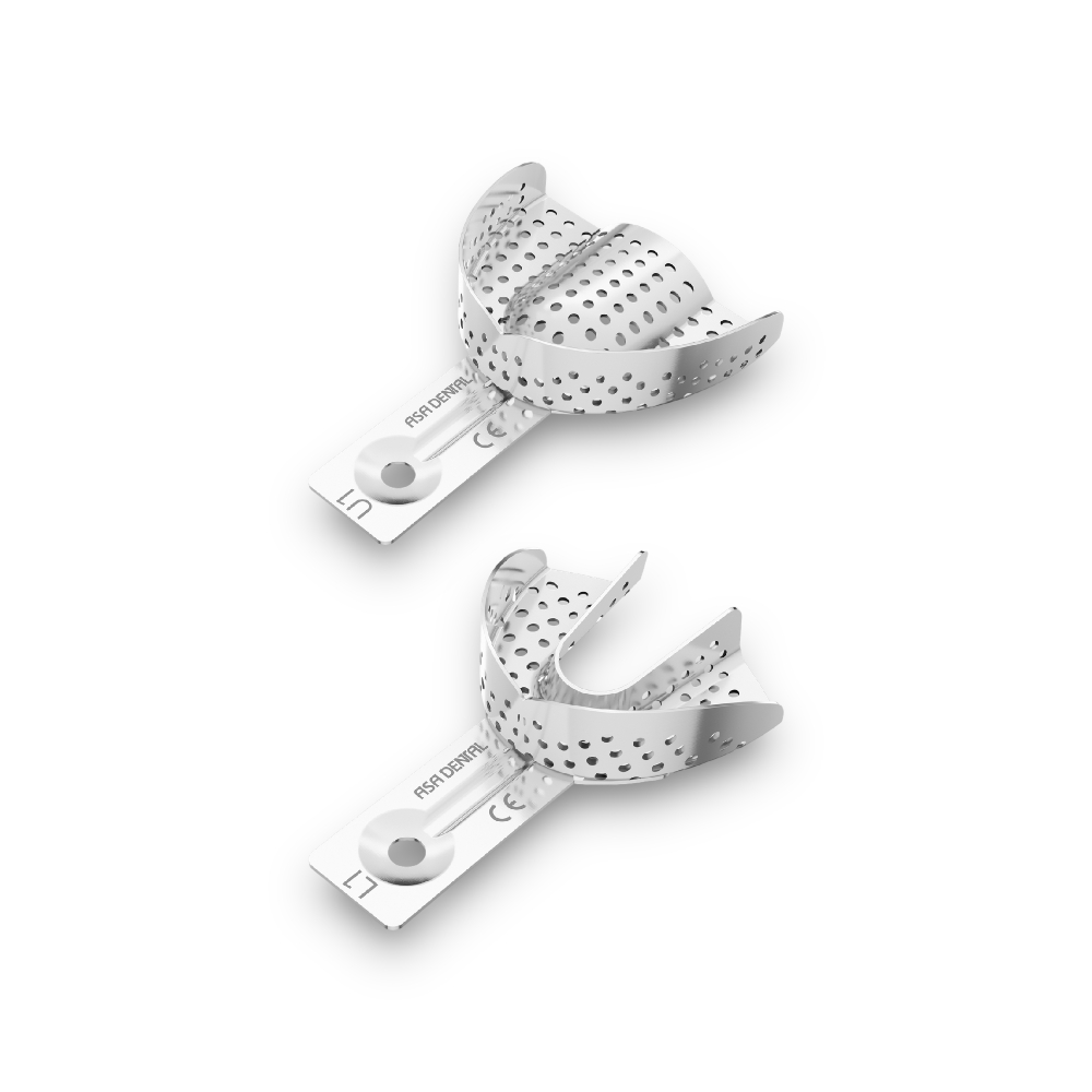 Porte-empreintes perforés en aluminium