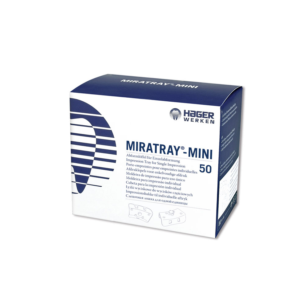 Miratray-Mini porte-empreintes - boîte de 50