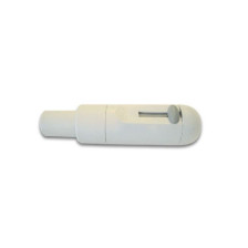 Embout de tuyau d'aspiration gris, démontable (diamètre 17.5 mm)