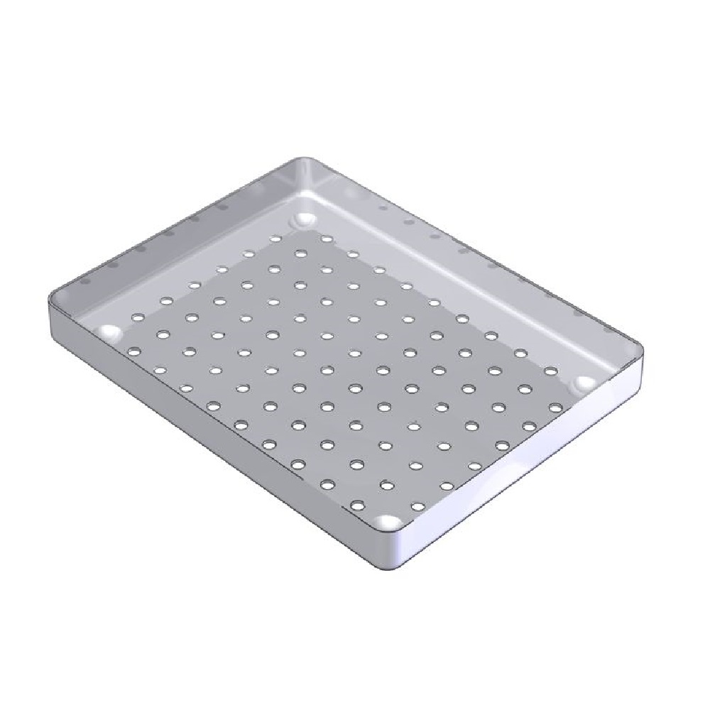 Plateau Inox Perforé 18 X 14