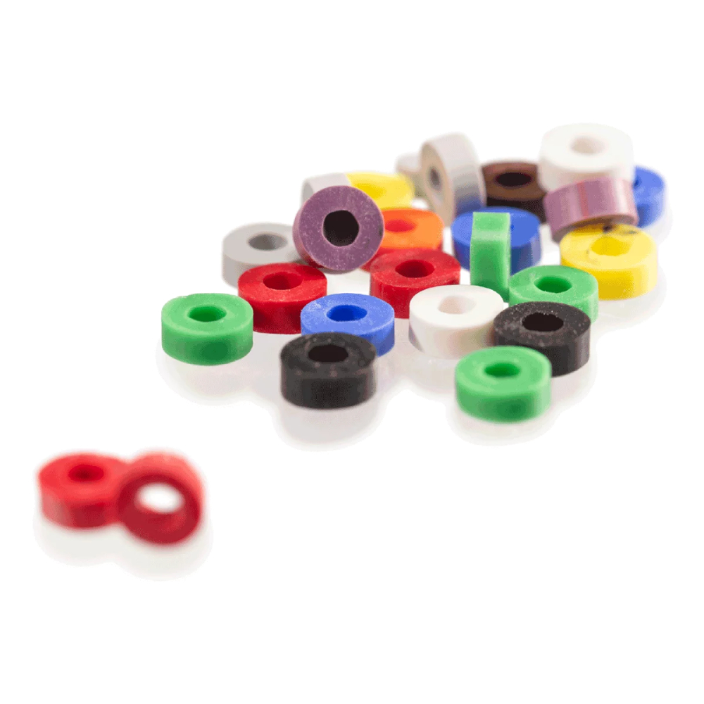 Anneaux de marquage en silicone 10 mm - verts (48)