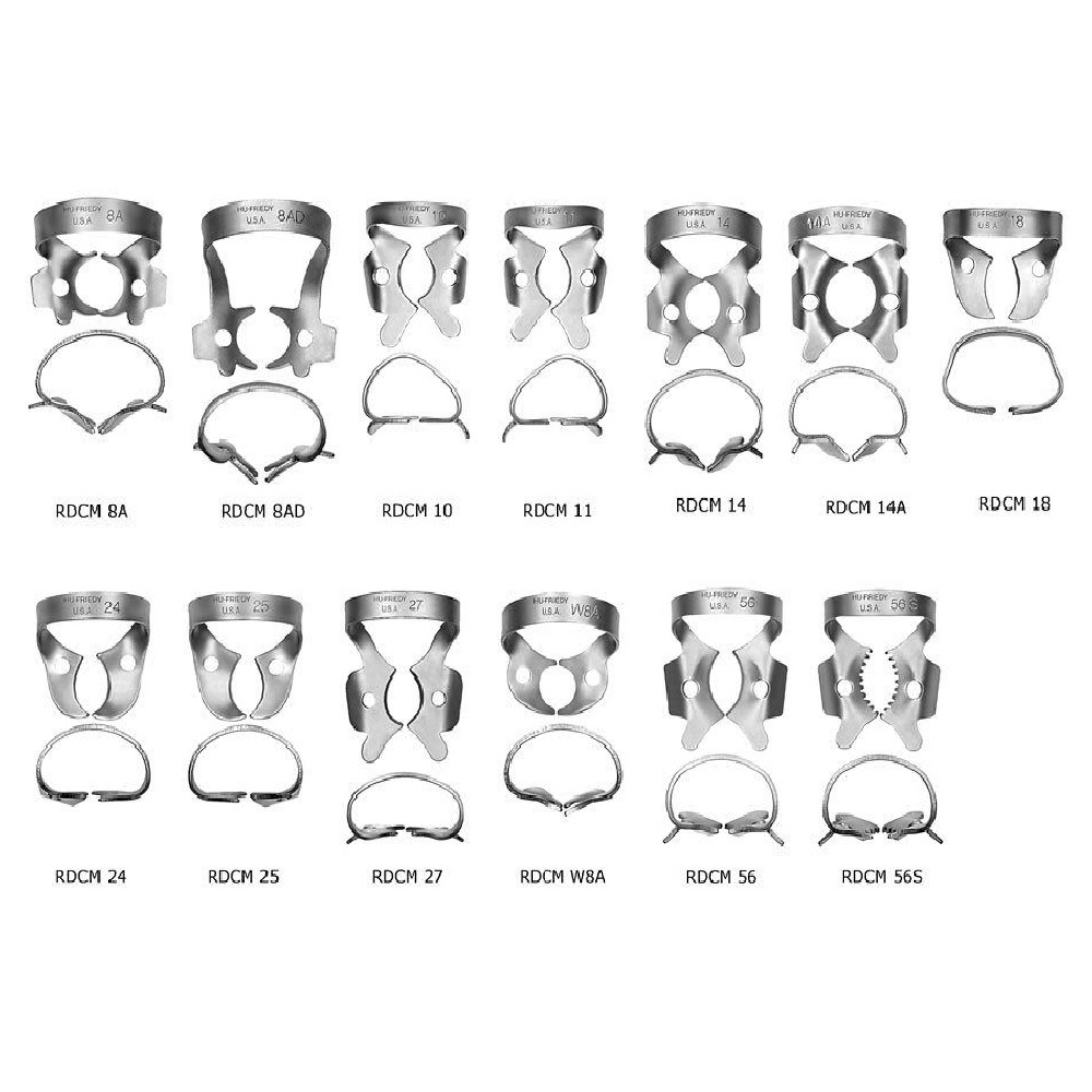 Crampons satin steel à digues