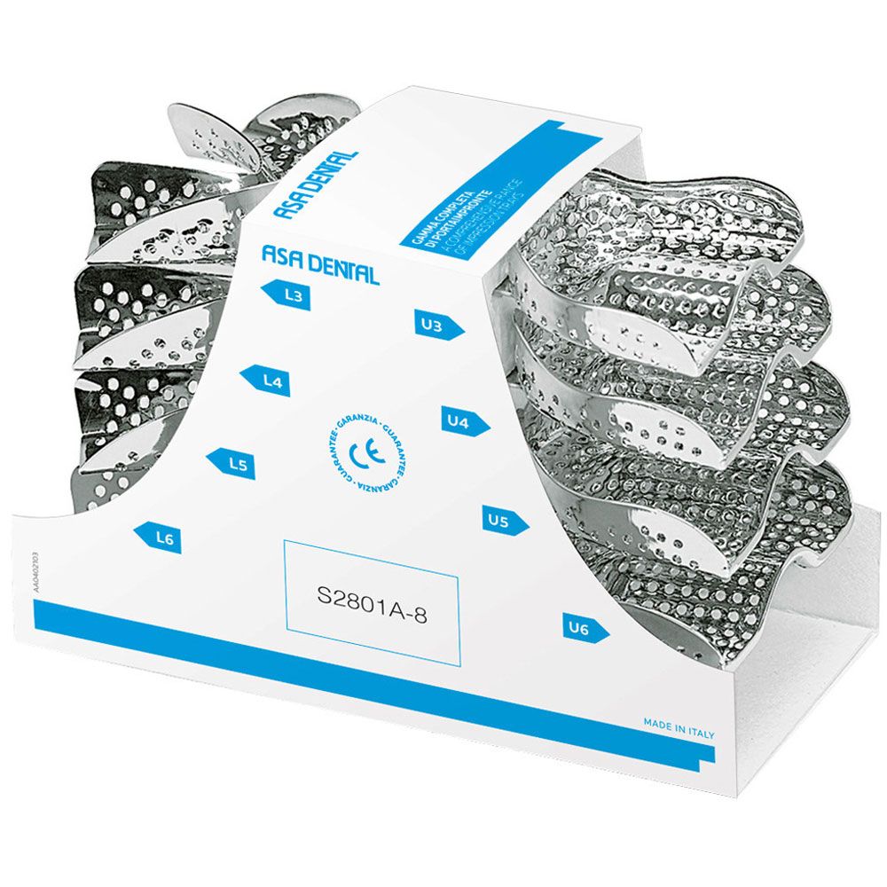 Porte-empreintes perforés Inox Coffret 