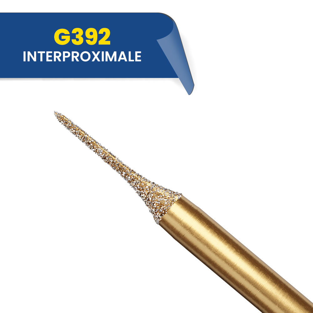 Fraises diamantées interproximale G392 (bte de 5)