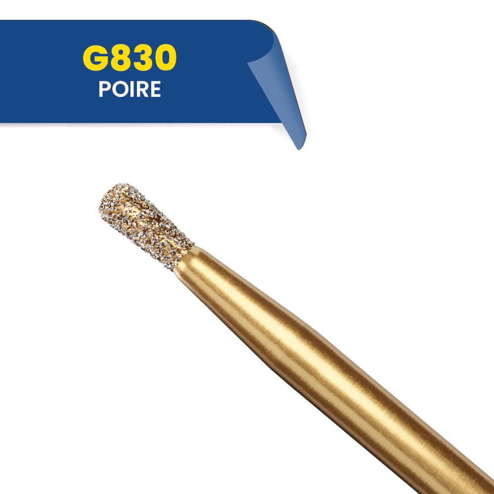 Fraises diamantées poire G830