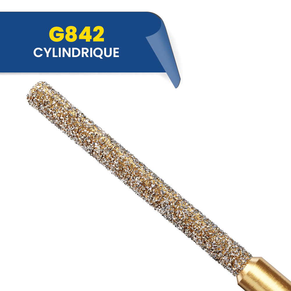 Fraises diamantées cylindriques G842