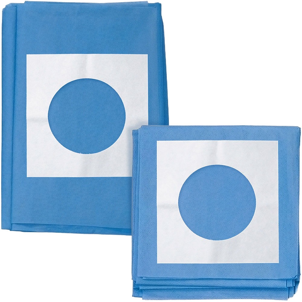 Champs de Chirurgie stériles avec ouverture adhésive