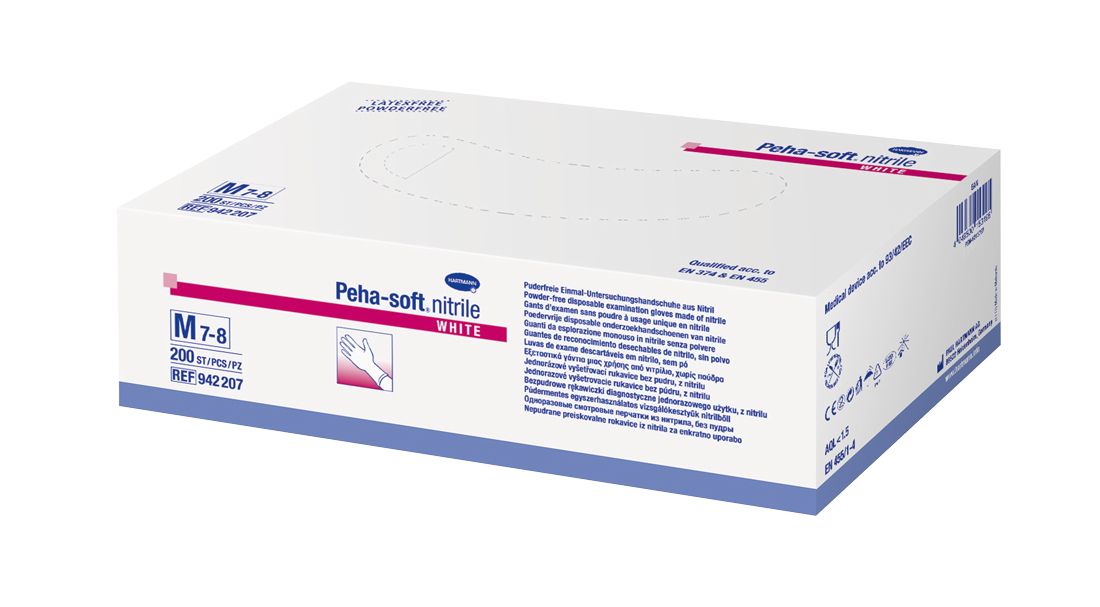 GANTS PEHA-SOFT NITRILE WHITE