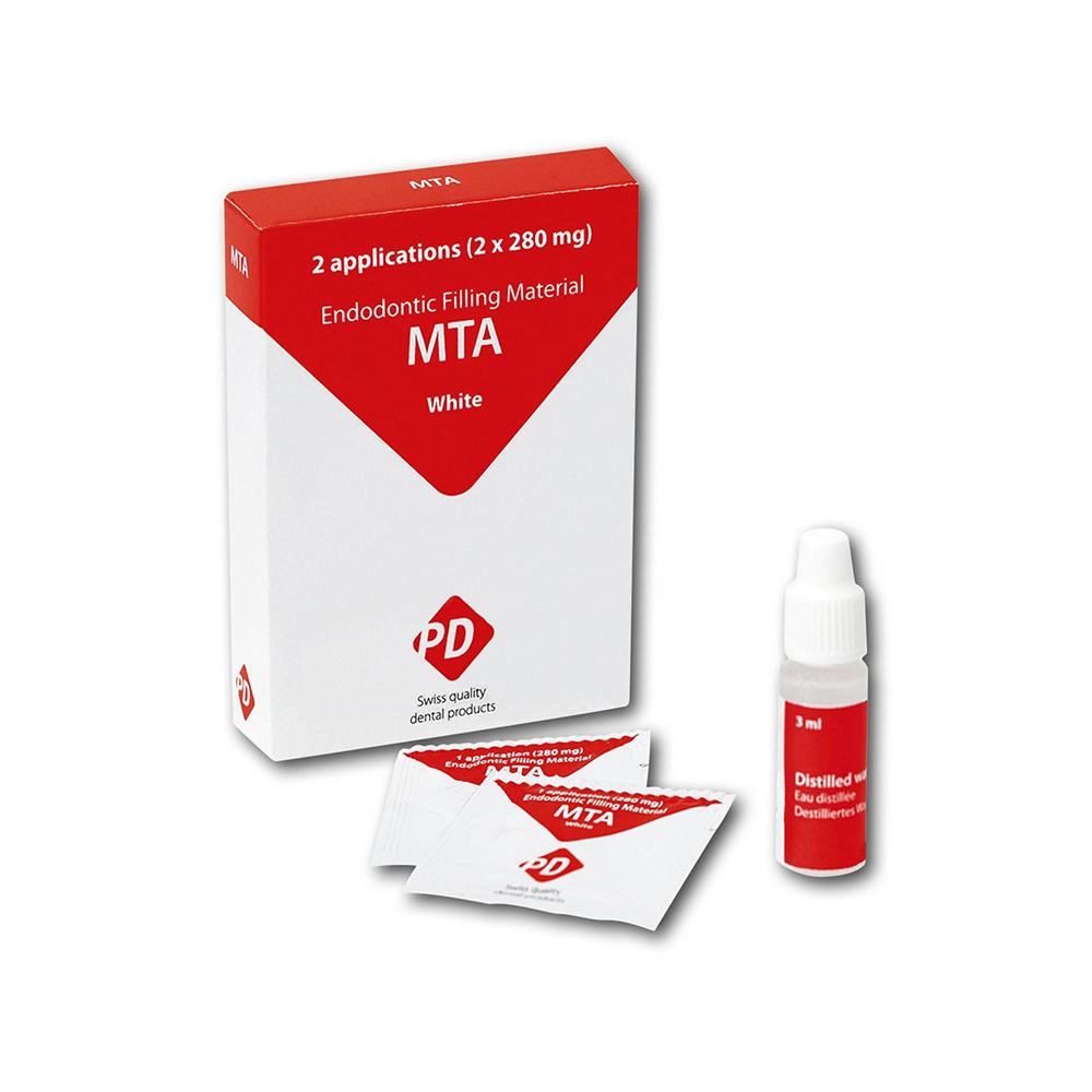 MTA White 4 x 140 mg + flacon eau pure  