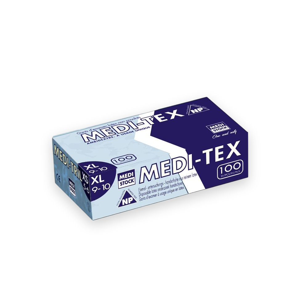 GANTS LATEX SANS POUDRE -