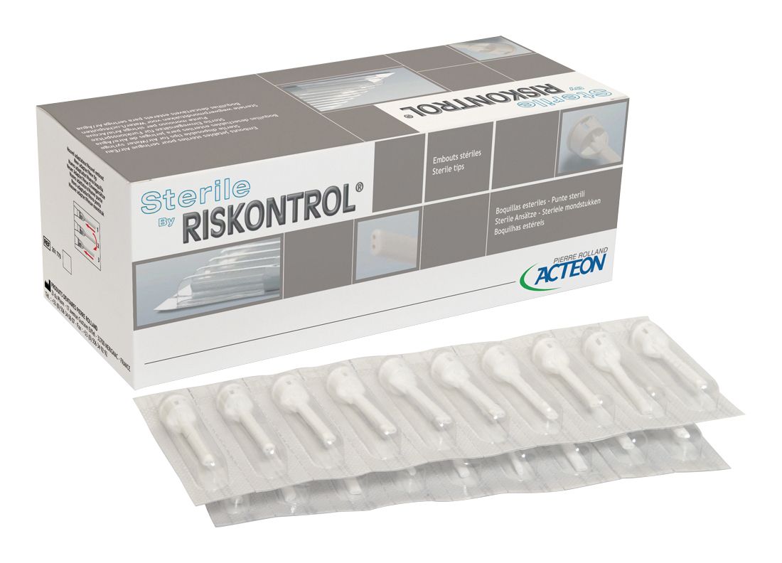 Embouts stériles Riskontrol Blanc PIERRE ROLLAND - Boîte de 96