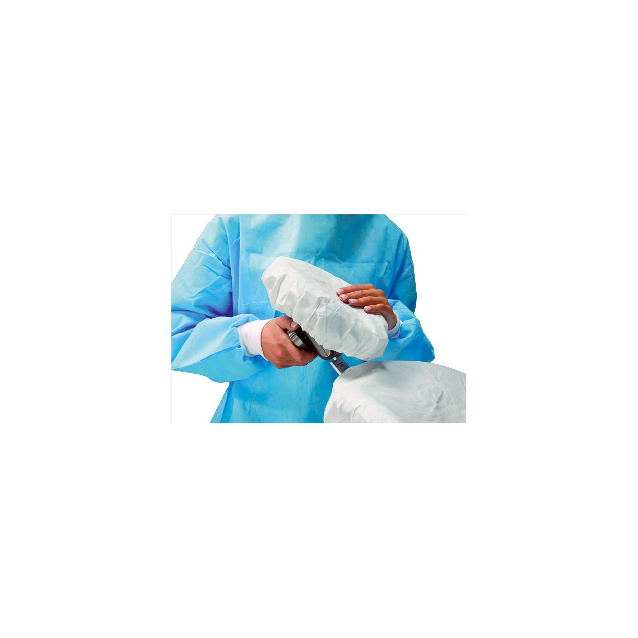 COUVRE TETIERE ABSORBANTE RONDE BLANC   OMNIA