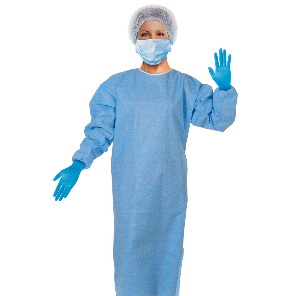Blouses d'isolation non stériles non tissées (10)