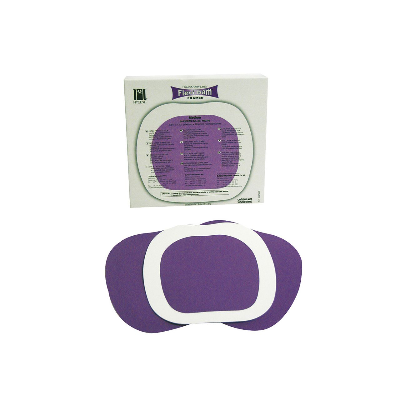 DIGUES FLEXIDAM SANS LATEX VIOLETTES   HYGENIC