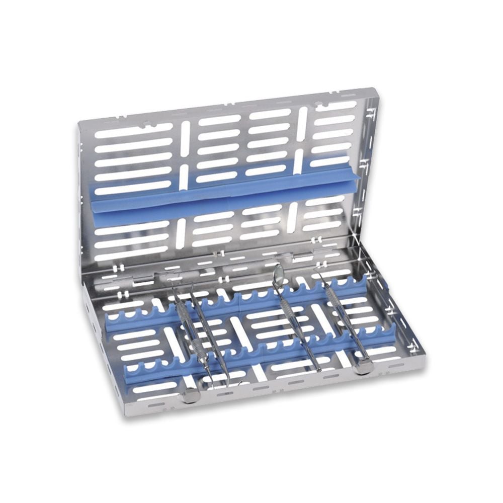 Casette 28 x 18 cm - 16 instrument - bleue