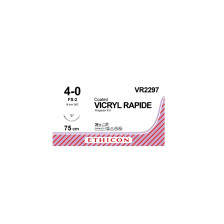 Fils de suture Ethicon Vicryl Rapide Résorbable 4/0 75cm FS-2 VR2297
