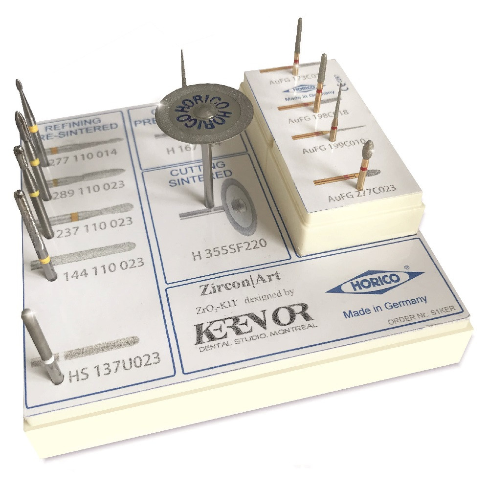 KIT FRAISES POUR ZIRCONE KERENOR            HORICO