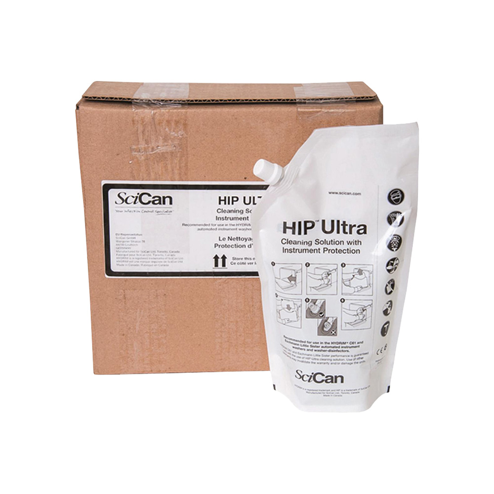SOLUTION NETTOYANTE HIP ULTRA 8 X 750ML     SCICAN