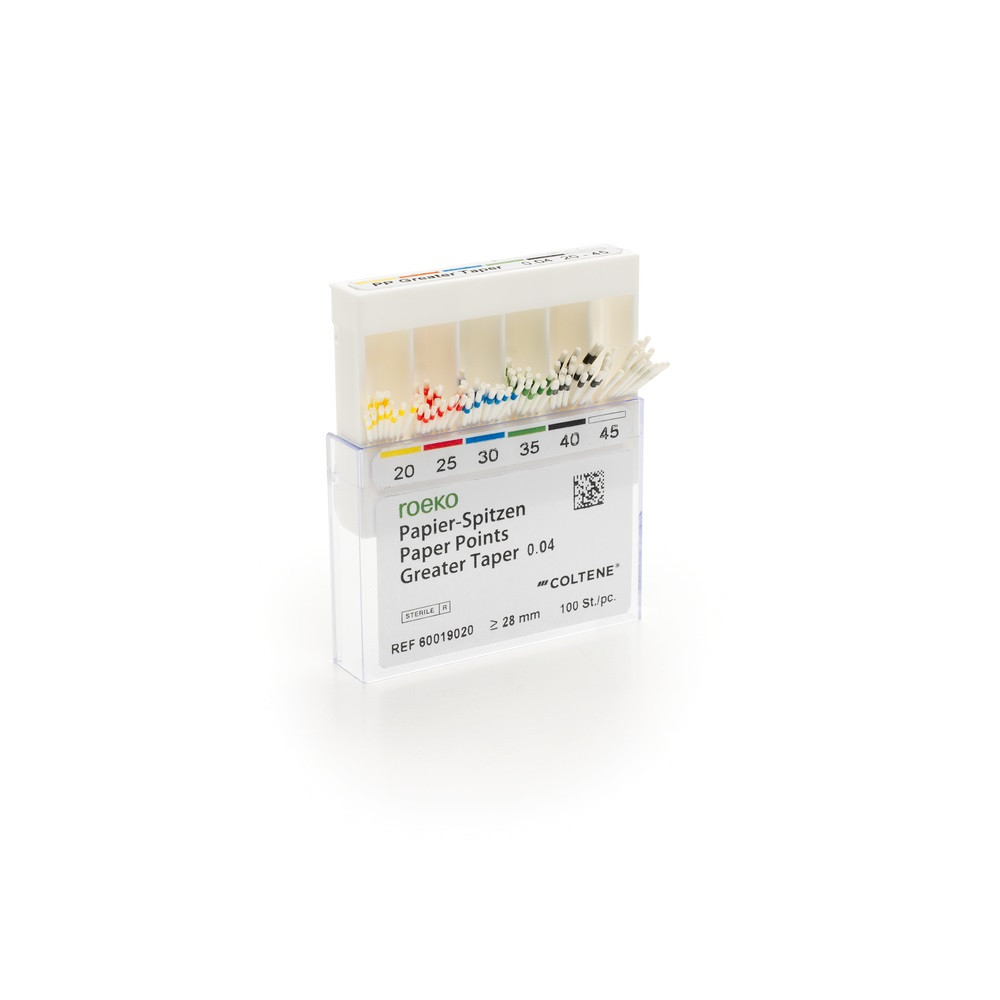 Boîte (0.06) (N° 40) Pointes En Papier Greater Taper (100)