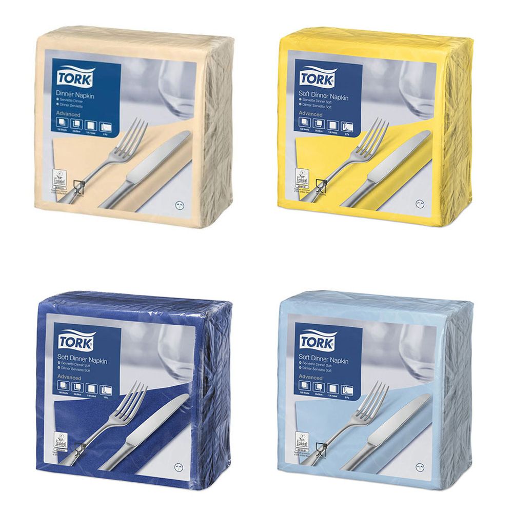 Serviettes dinner Tork