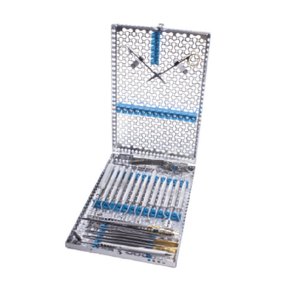 Cassette IMS 18 Instruments Chir turquoise  