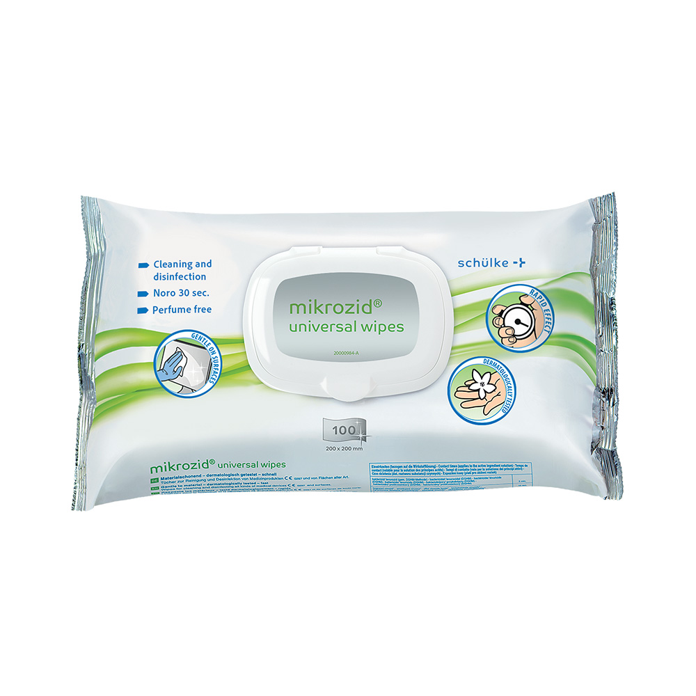 Lingettes Mikrozid universal - le sachet de 100 