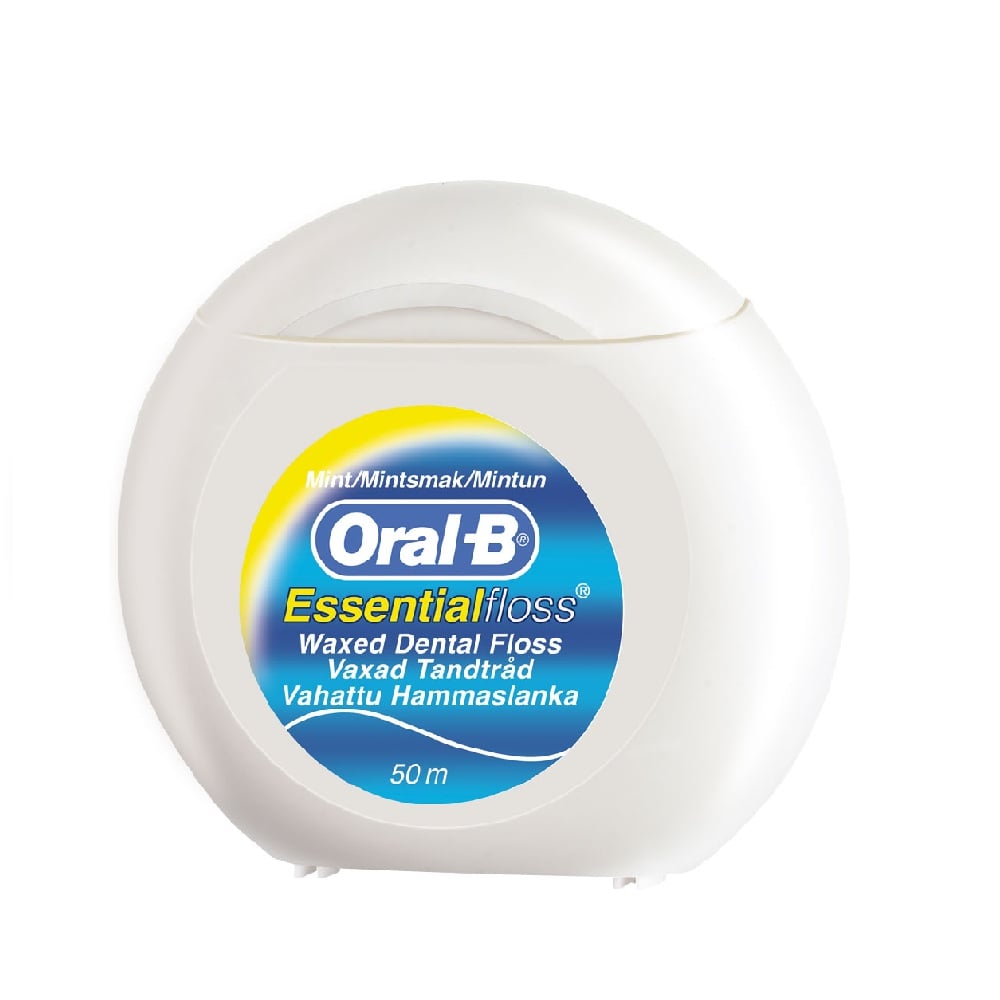 Fil dentaire Essential ciré mentholé  (50 m)