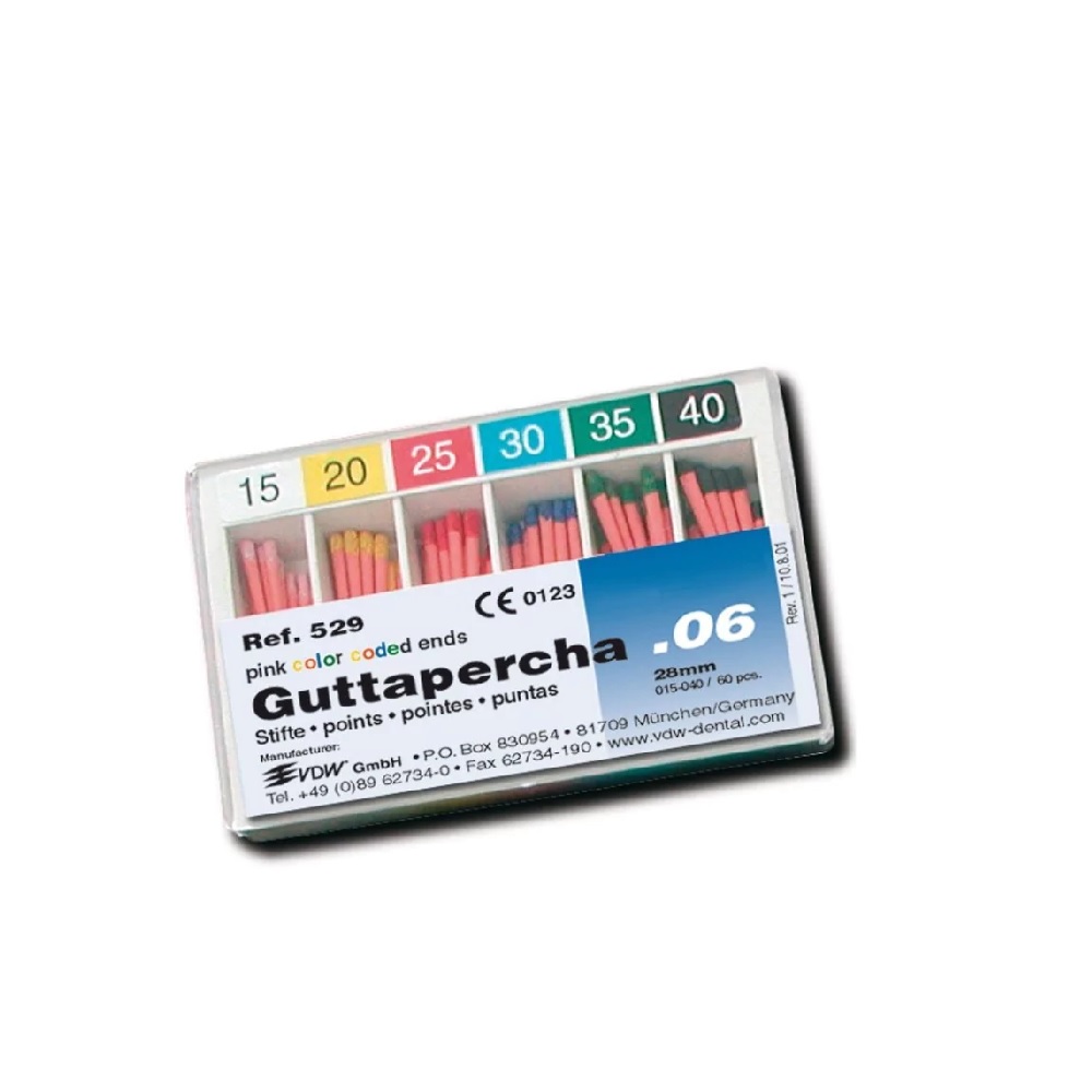 POINTES DE GUTTA PERCHA 6% NO40           VDW