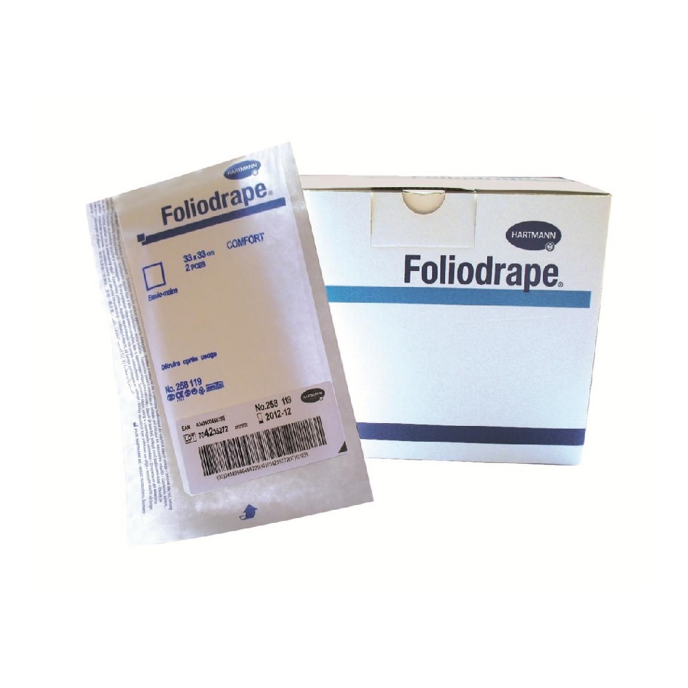 Essuie-mains stériles 30 x 33 cm (boîte de 25 paires)