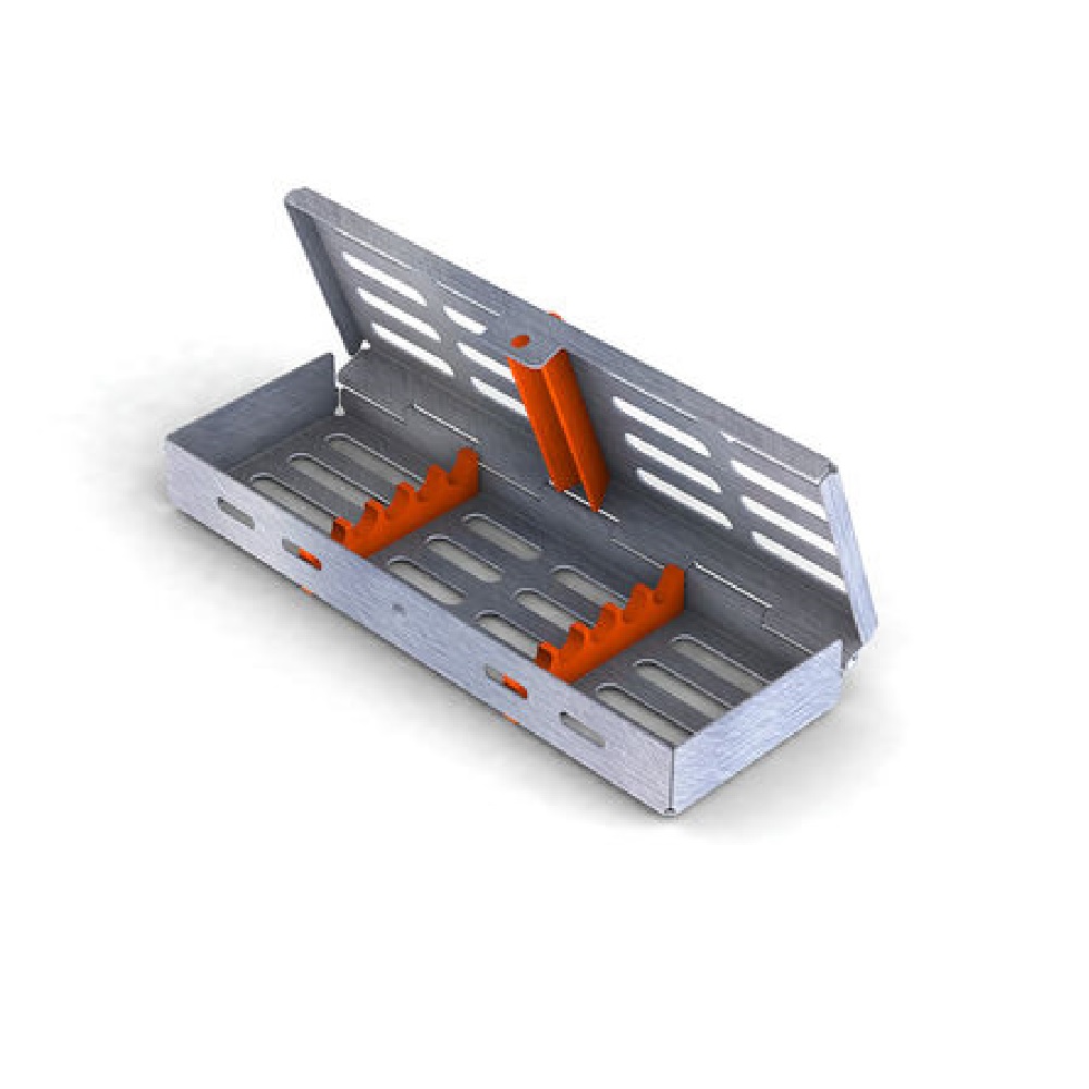 Cassette Inox 18 x 6 Orange  