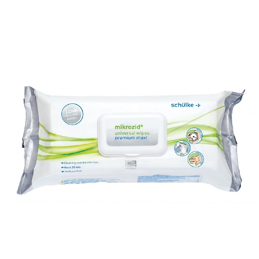 Lingettes Mikrozid universal Premium maxi (80)