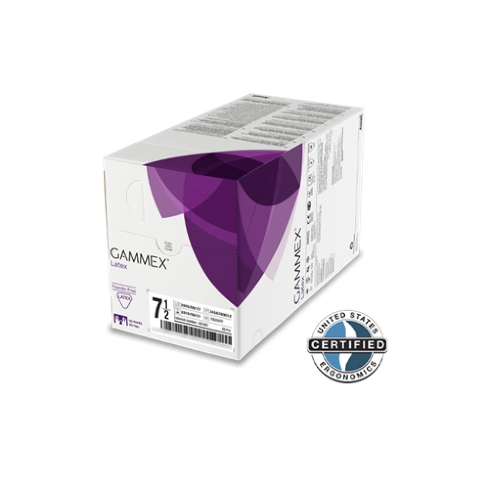 Gants stériles en Latex sans poudre (50)