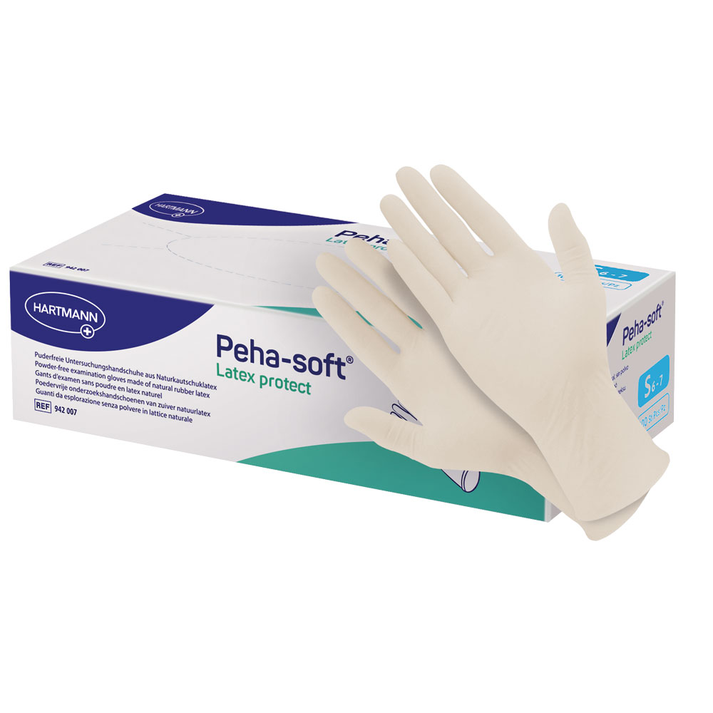 Gants Pehasoft latex Protect HARTMANN
