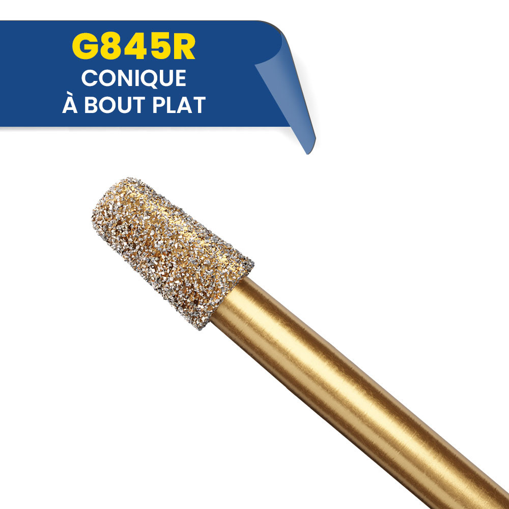 Fraises diamantées coniques G845R
