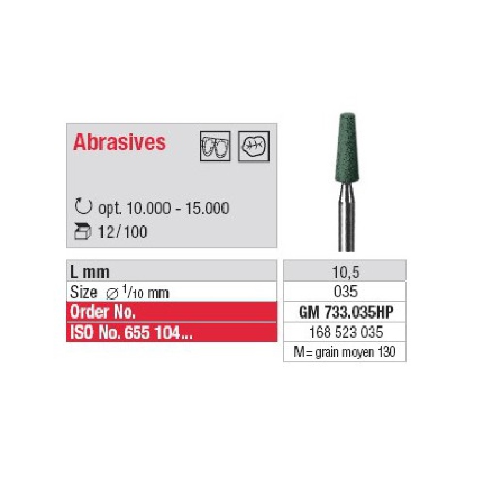 Pierres Abrasives Vertes  