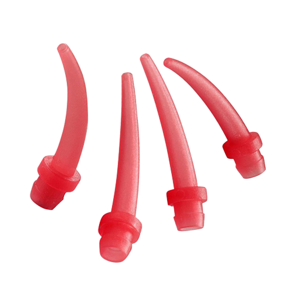 Embouts intra-oraux rouges pour 50ml LV/XLV - lot de 100