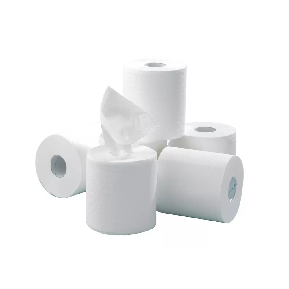 Bobine maxi ouate blanche 19 x 30 cm - colis de 6 rouleaux