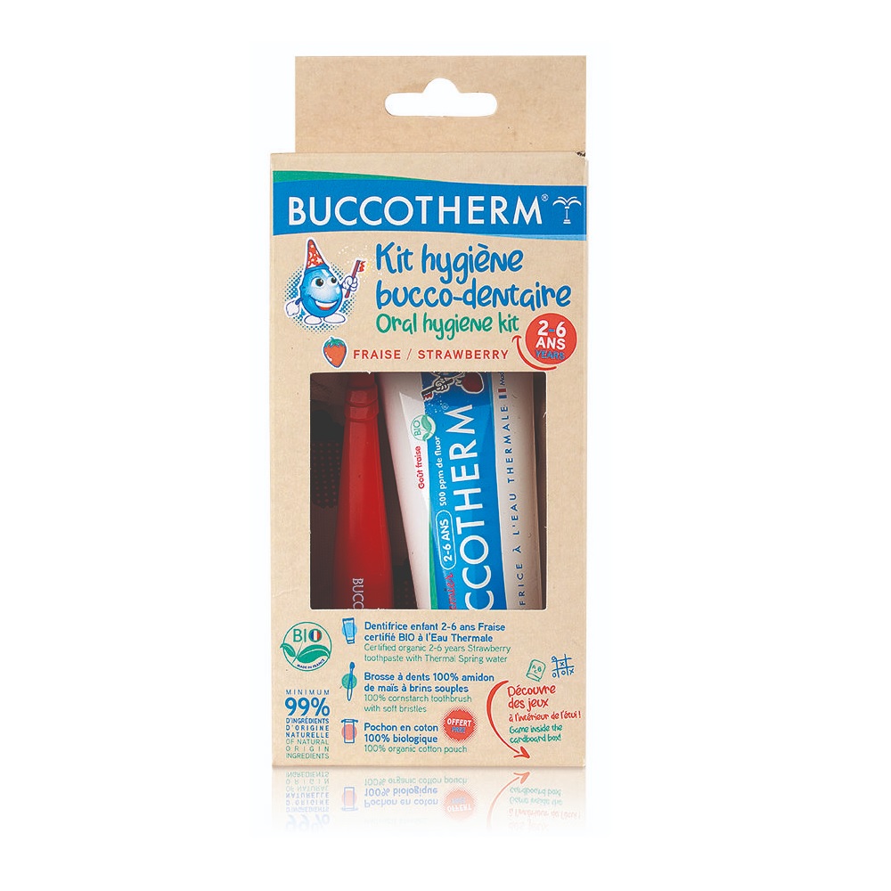 Kit Eco Friendly 2 - 6 Ans Fraise 50ML