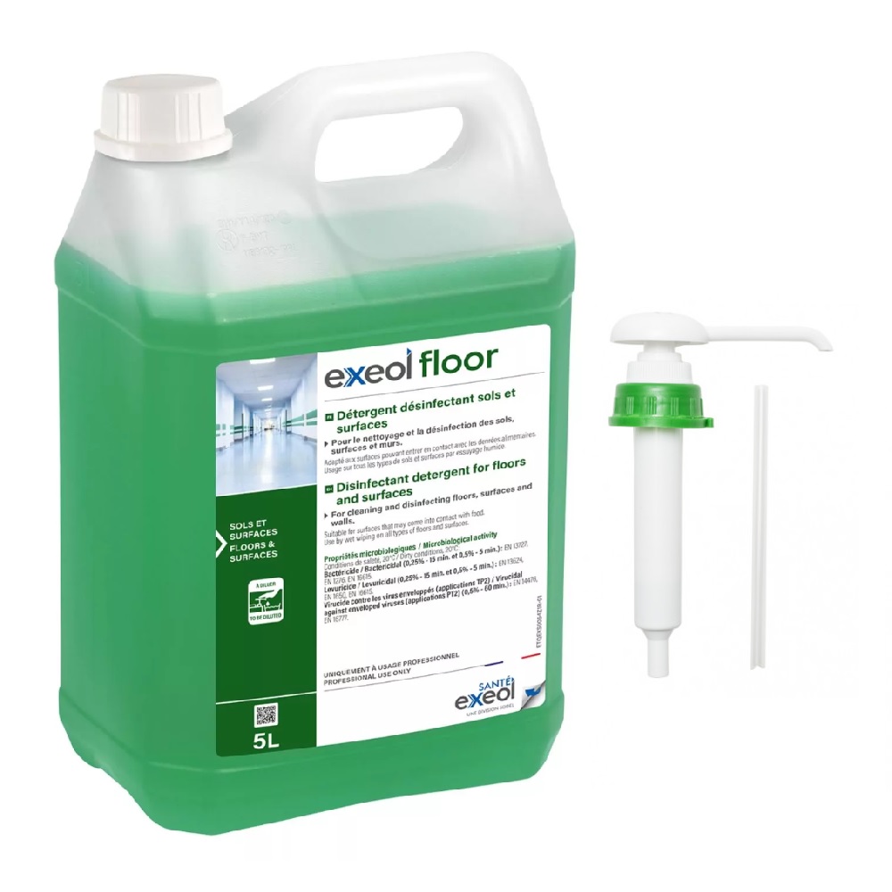 Exeol Floor Bidon 5l  + 1 Pompe 20ml