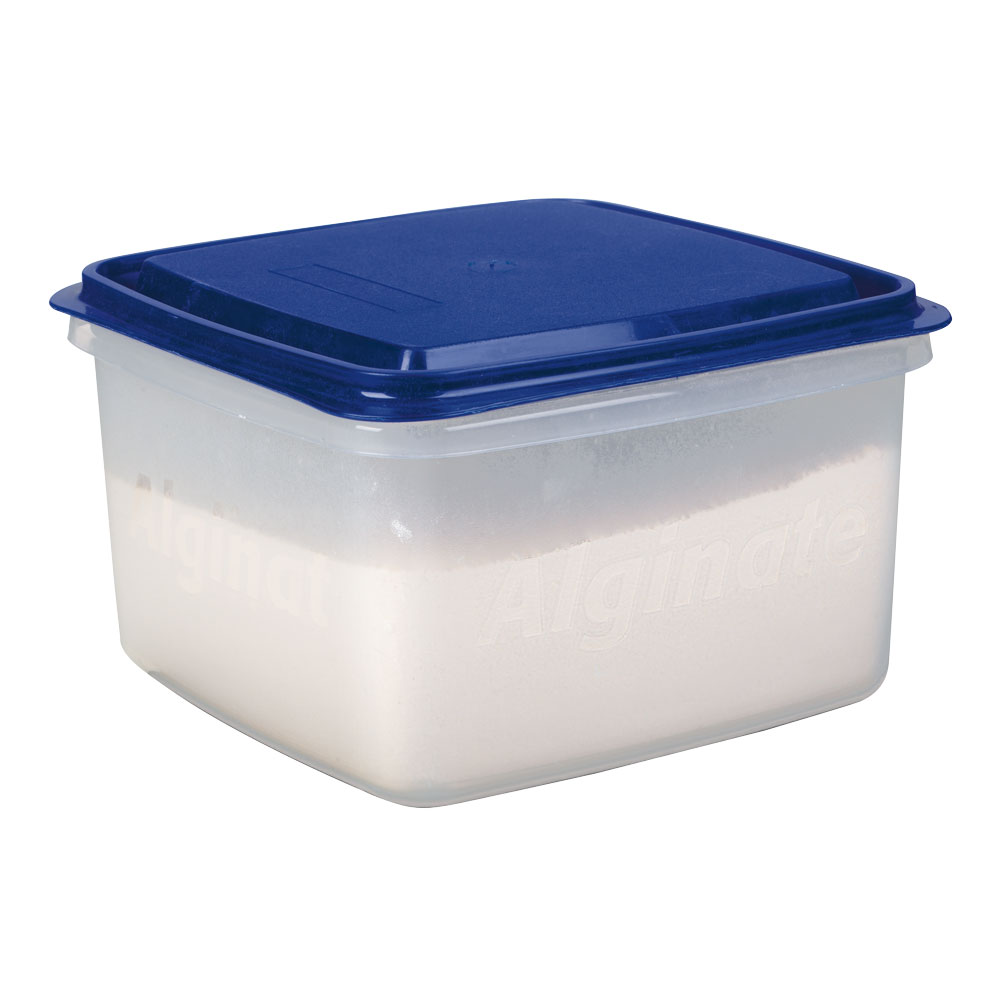 Boite en plastique pour sachet d'alginate 1kg