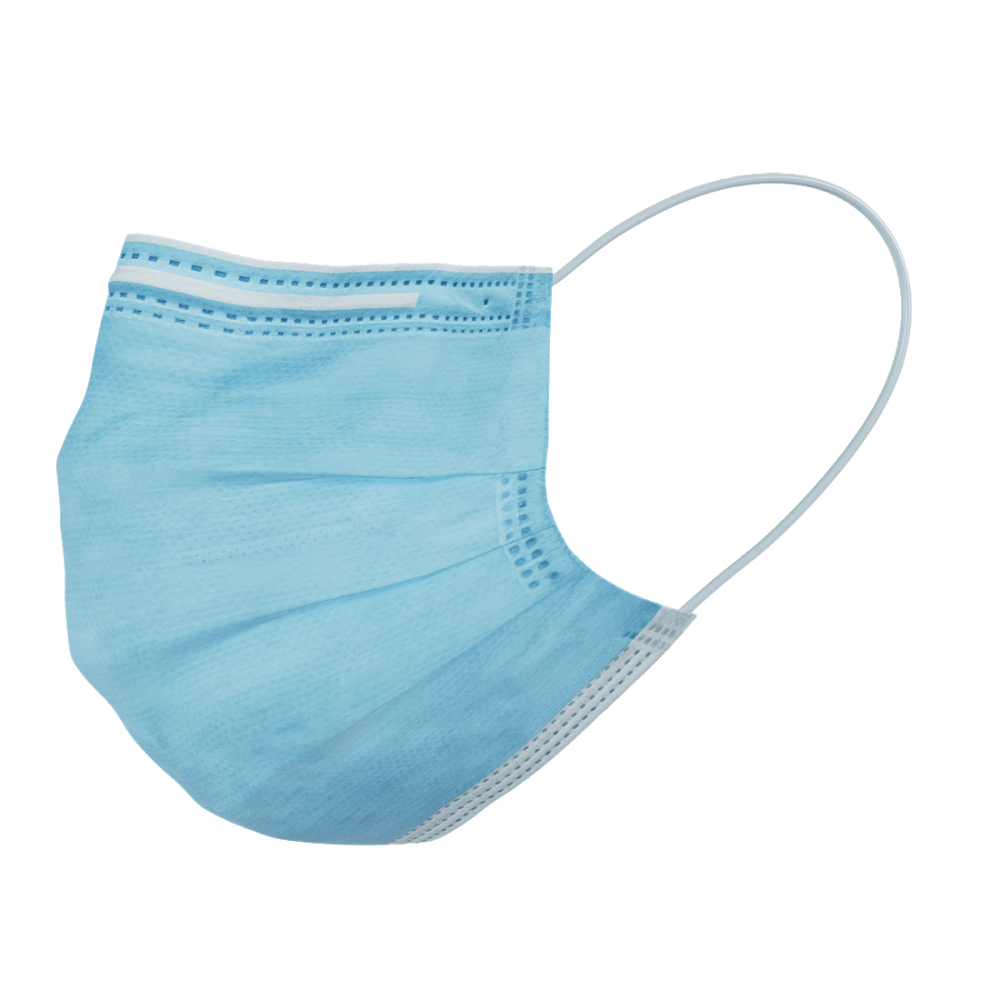 Masques Earloop - bleu - boîte de 50 masques