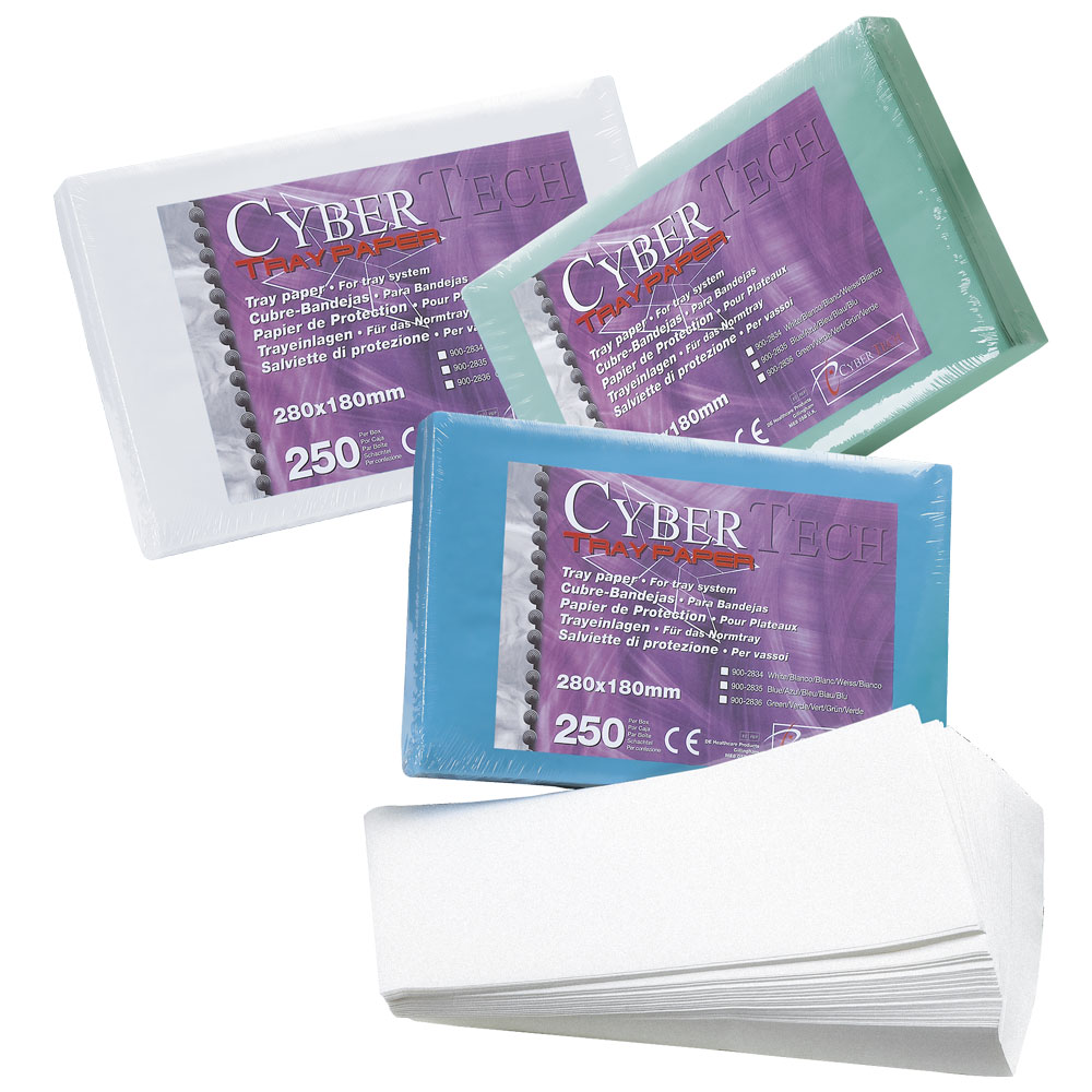 Cybertray paper 28 x 18 cm - blanc - boîte de 250 feuilles