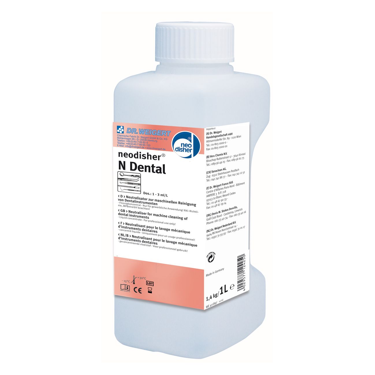 LIQUIDE N DENTAL FLACON 1L 