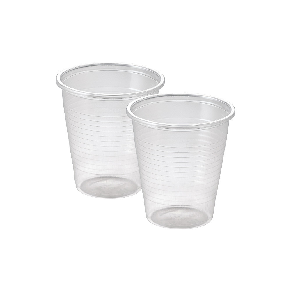 GOBELETS PLASTIQUE    BLANC 16CL PS CARTON X1500