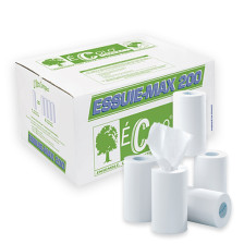 Essuie-tout ultra compact blanc - 12 rouleaux de 200 feuilles