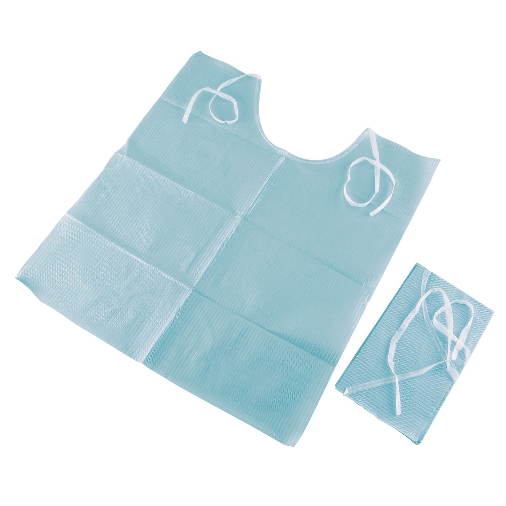 Bavettes à cordons Tie-on bleue (50)