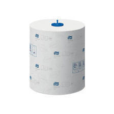 Essuie-mains doux blancs à feuilles grises 6 rouleaux x 150m